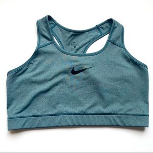 Nike Dri-Fit Heathered Blue Racerback Sports Bra - size 1X